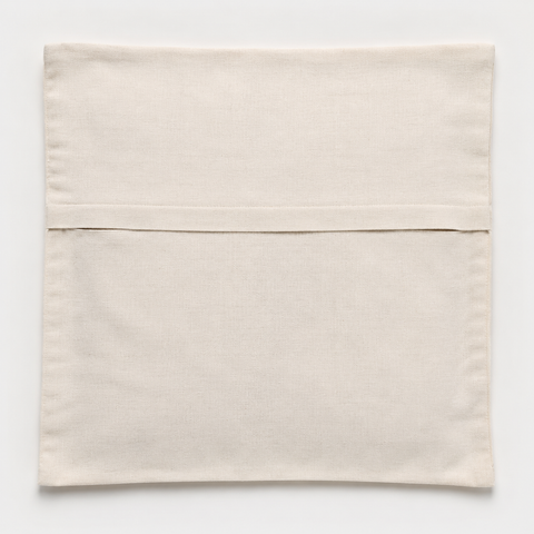 Beige Floral  16'' Cushion Cover