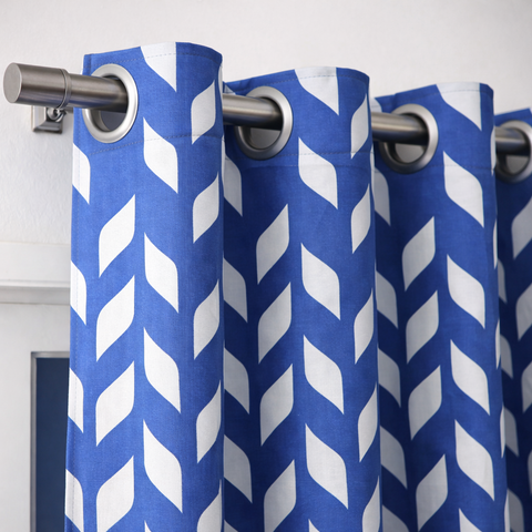 Bold Chevron Cotton Curtain