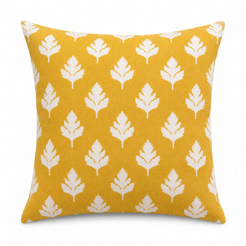 Mustard Leaf 16'' Cushion Cover