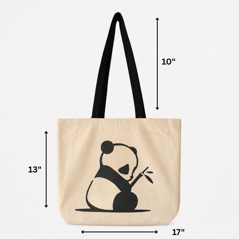 Bamboo Panda Tote Bag