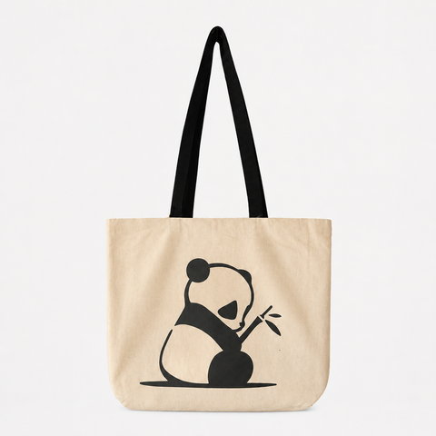 Bamboo Panda Tote Bag
