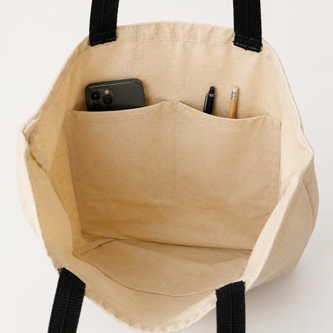 Waving Panda Tote Bag