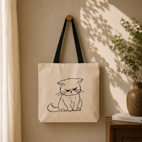 Grumpy Cat Tote Bag