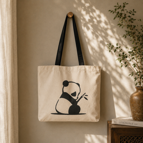 Bamboo Panda Tote Bag