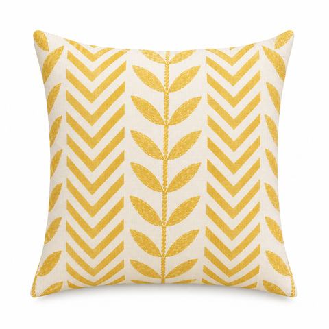 Yellow Fern Trail 16'' Cushion Cover
