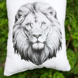 LION PRINT CUSHION
