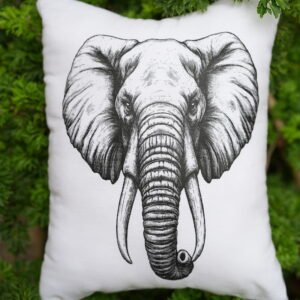 ELEPHANT PRINT CUSHION