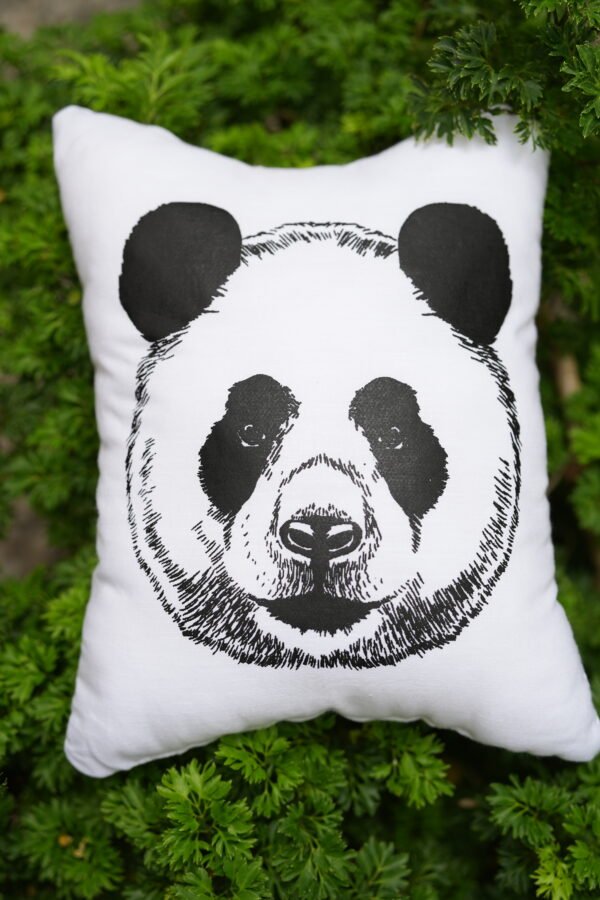 PANDA PRINT CUSHION