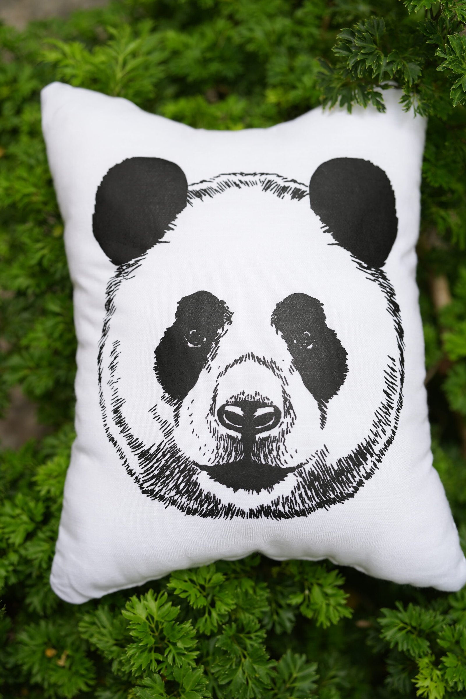PANDA PRINT CUSHION - Image 1