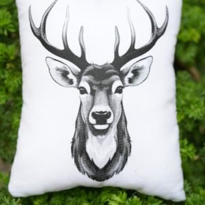 DEER PRINT CUSHION