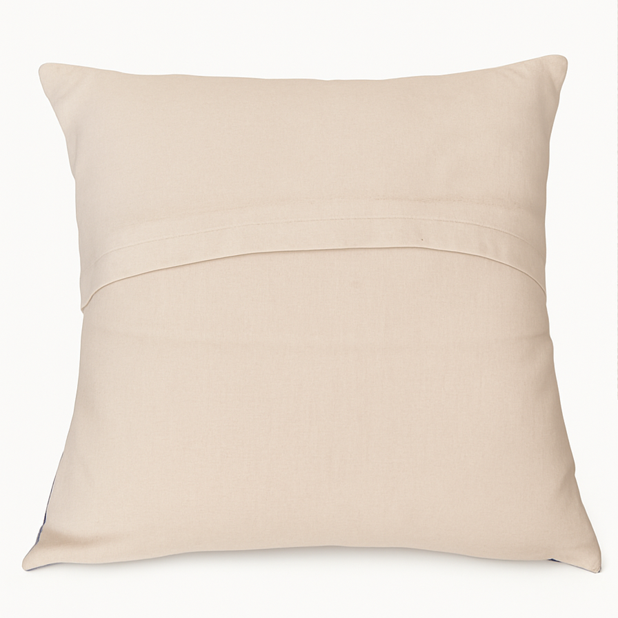 BLUE TRELLIS CUSHION COVER - Image 2